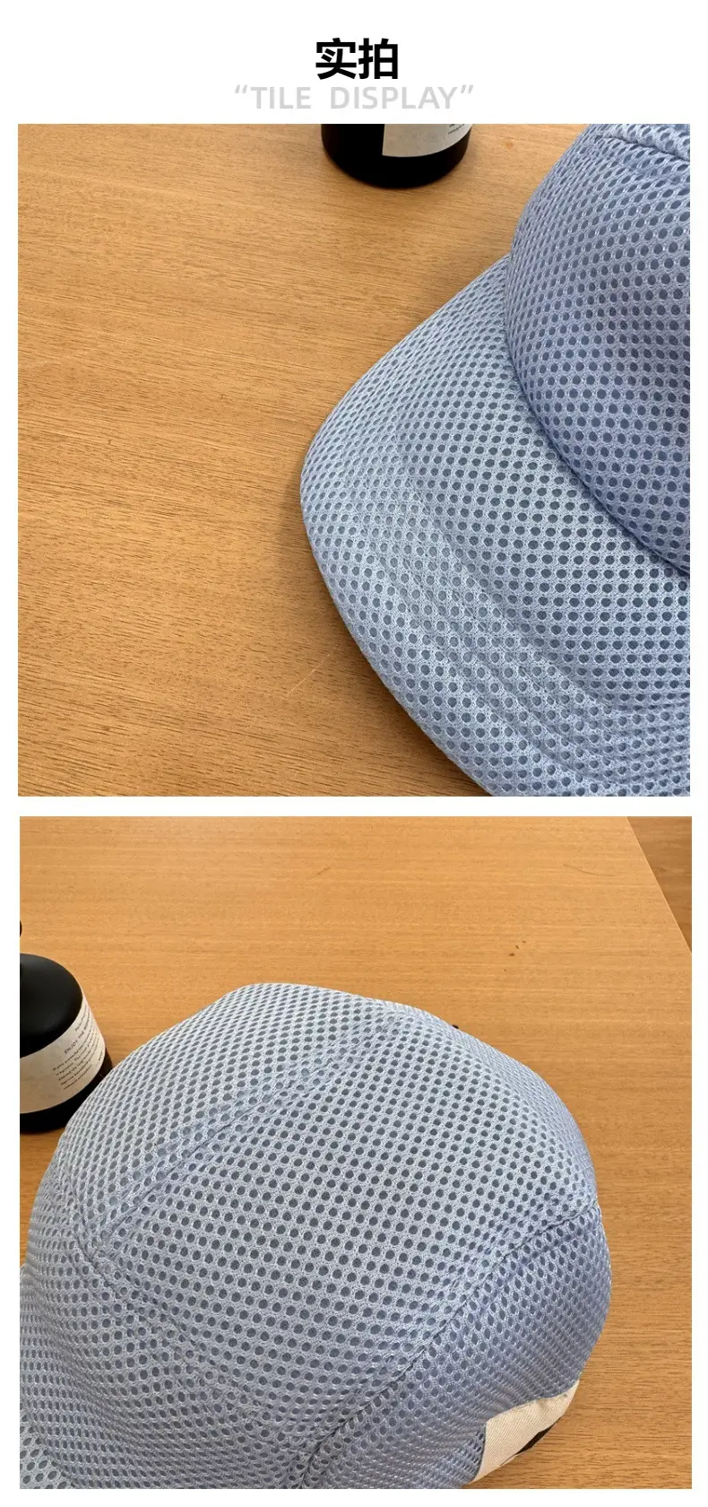 Men Women Summer Mesh Cap Blue Baseball Sunshade Clothing accessories — feature 5