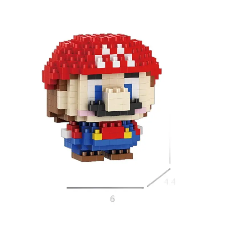 Children's Toys Compatible with Lego Cartoon Doll Puzzle Assembled Building Blocks Model Ornaments Stall Blind Box Gift Wholesale