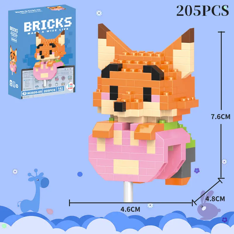 Children's Toys Compatible with Lego Cartoon Doll Puzzle Assembled Building Blocks Model Ornaments Stall Blind Box Gift Wholesale — feature 14