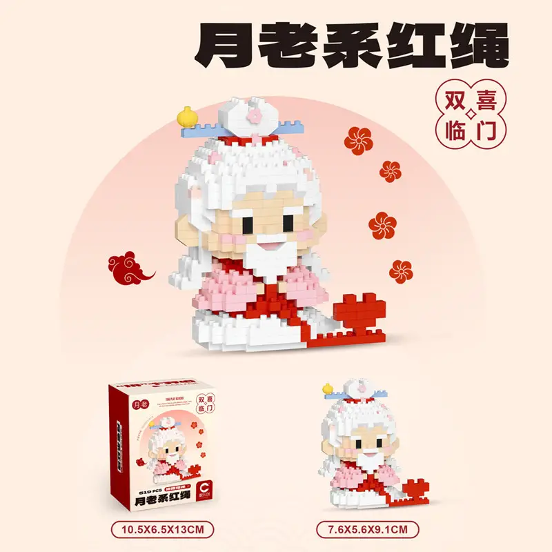 Children's Toys Compatible with Lego Cartoon Doll Puzzle Assembled Building Blocks Model Ornaments Stall Blind Box Gift Wholesale