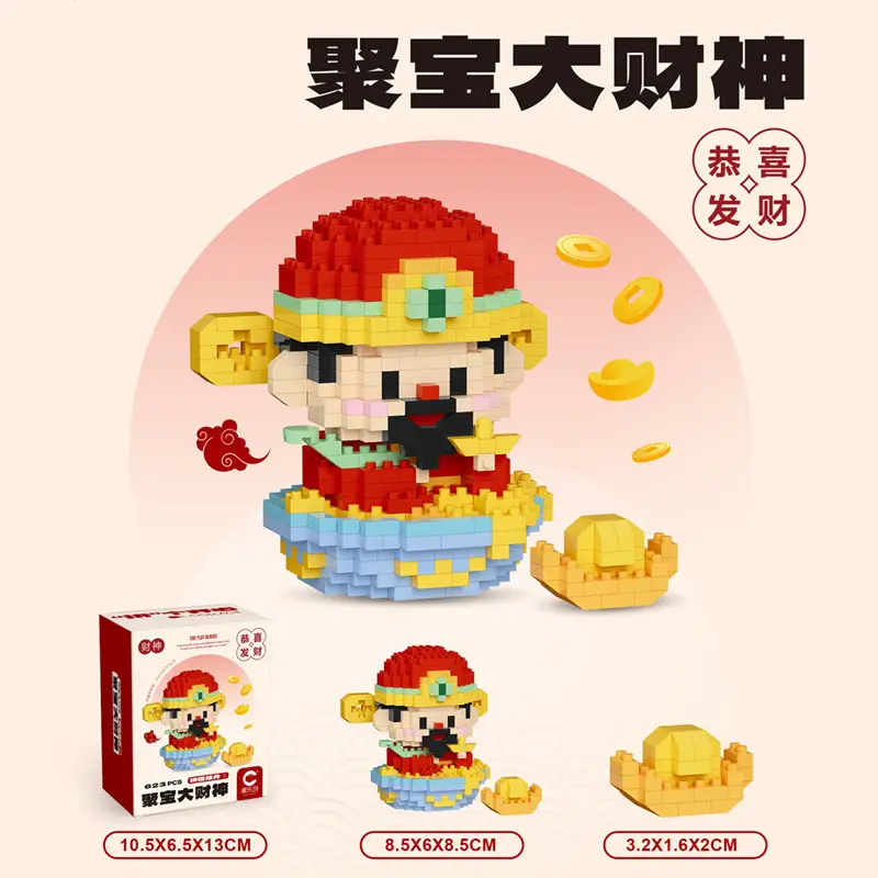 Children's Toys Compatible with Lego Cartoon Doll Puzzle Assembled Building Blocks Model Ornaments Stall Blind Box Gift Wholesale
