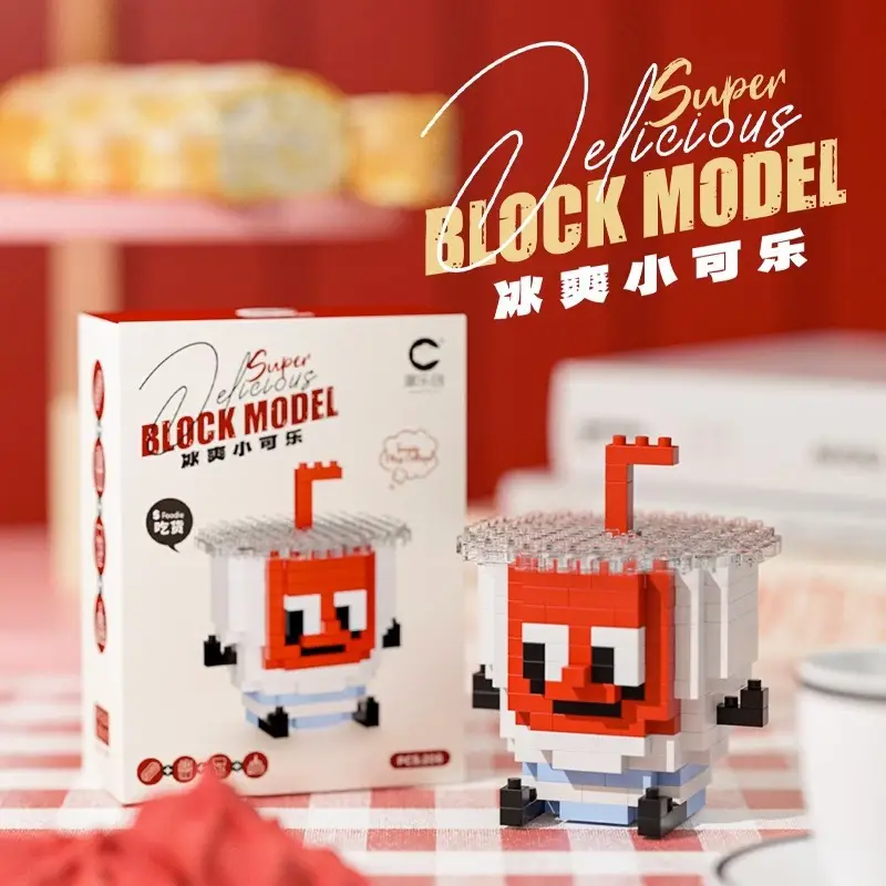 Children's Toys Compatible with Lego Cartoon Doll Puzzle Assembled Building Blocks Model Ornaments Stall Blind Box Gift Wholesale
