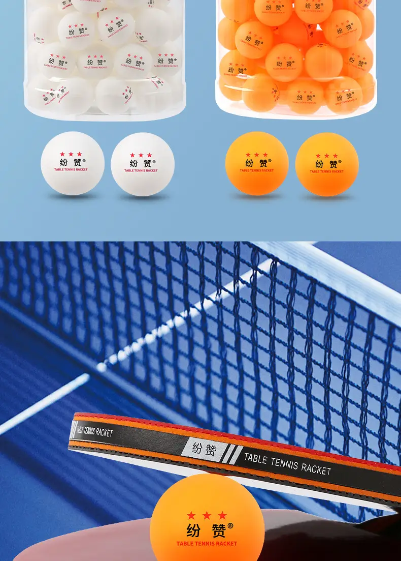 Wholesale fen praise Samsung 40 new material table tennis high elasticity resistant to play professional competition training seamless table tennis — feature 16