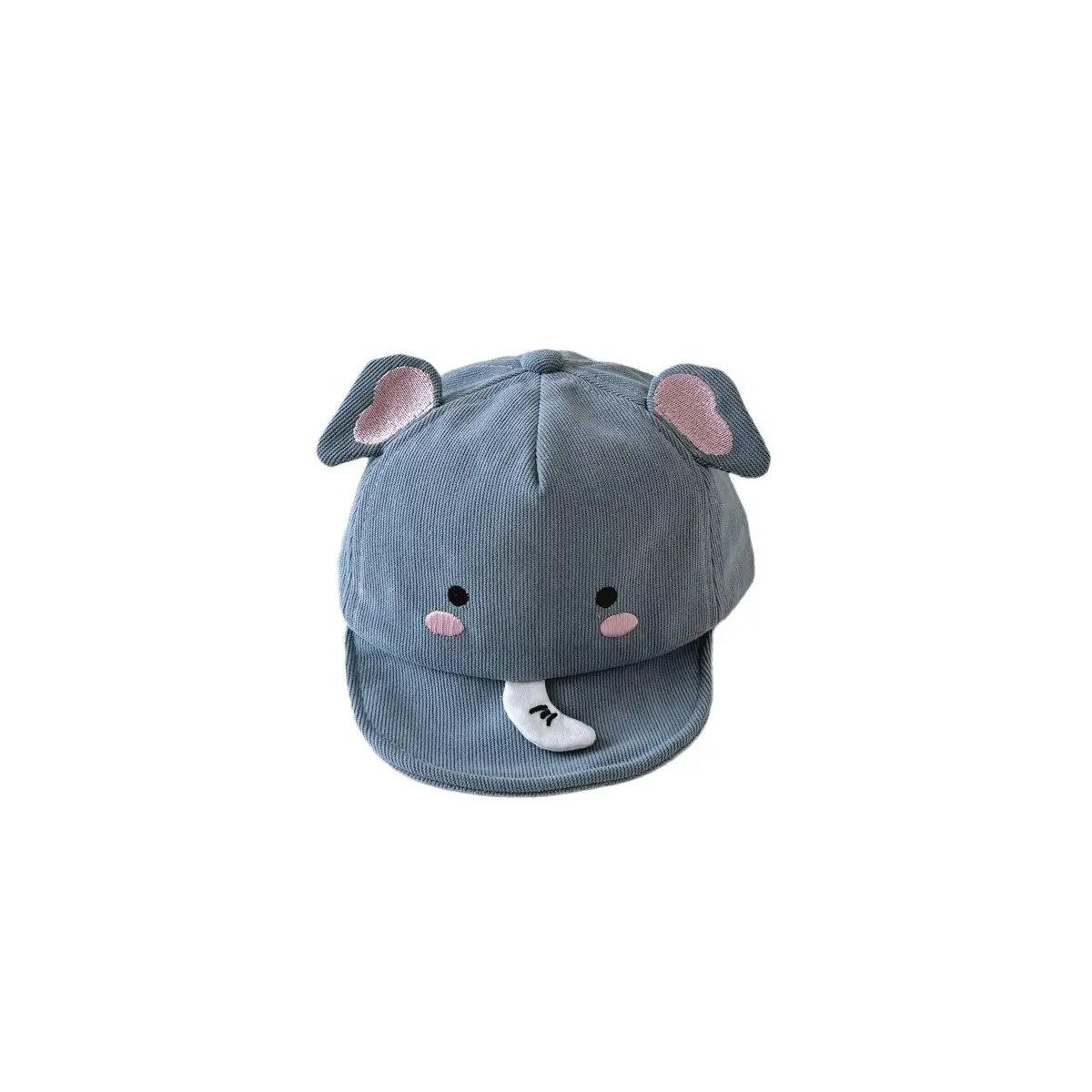 Cute Animal Head Korean Baby Hats Grey Blue Green - Image 6