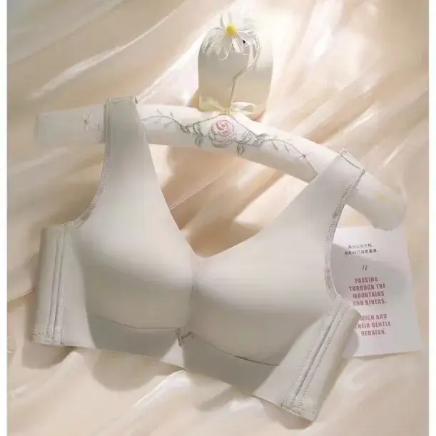 Latex Fixed Cup Bra Medium Thick No Wires Seamless - Image 6