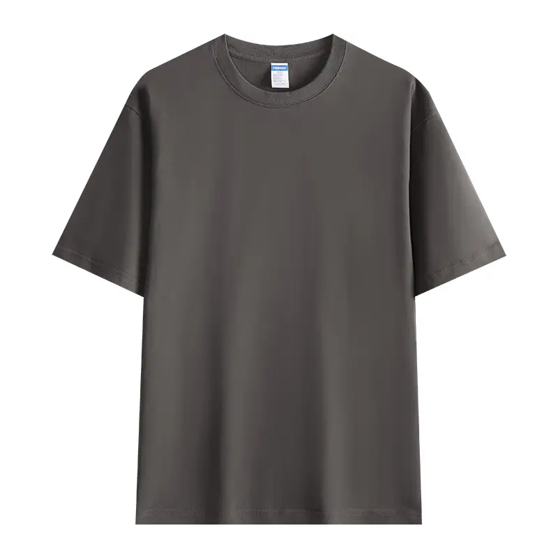 Men's Lavender Cotton Round Neck T-Shirt Small Off-Shoulder