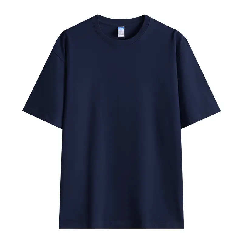 Men's Lavender Cotton Round Neck T-Shirt Small Off-Shoulder