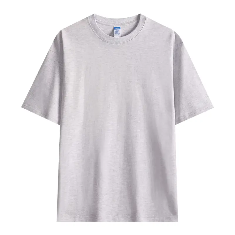 Men's Lavender Cotton Round Neck T-Shirt Small Off-Shoulder