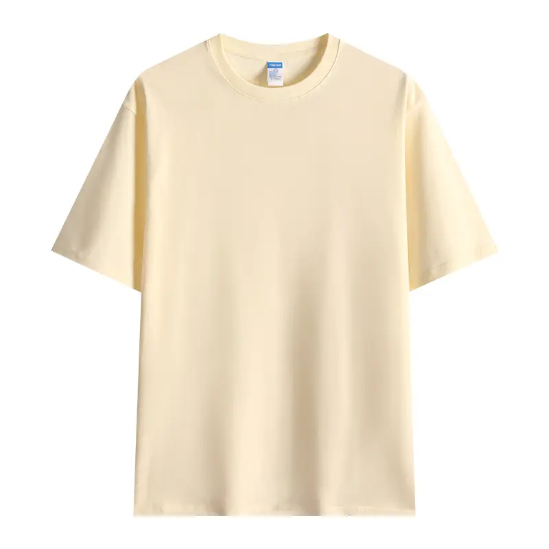 Men's Lavender Cotton Round Neck T-Shirt Small Off-Shoulder