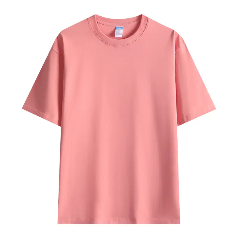 Men's Lavender Cotton Round Neck T-Shirt Small Off-Shoulder