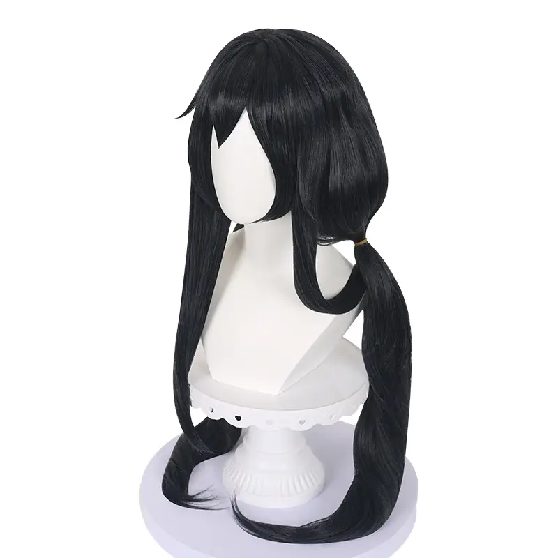 Dark Blue Anime Cosplay Wig for Girls - Image 3