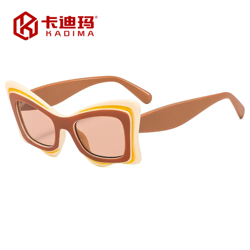New Fashion Large Frame Sunglasses with UV400 Protection - Image 11