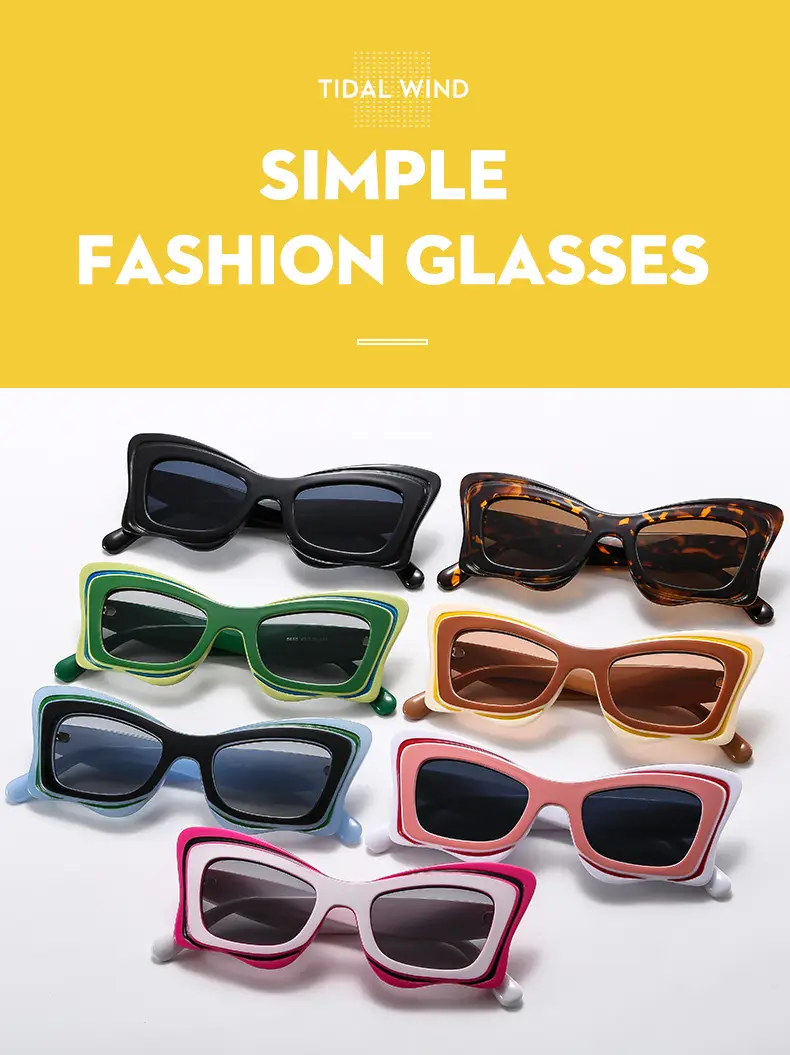 New Fashion Large Frame Sunglasses with UV400 Protection β feature 4