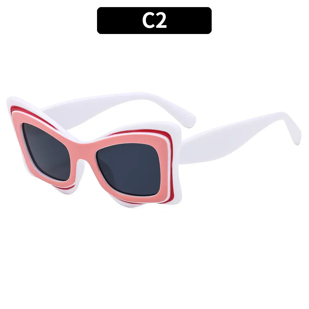 New Fashion Large Frame Sunglasses with UV400 Protection