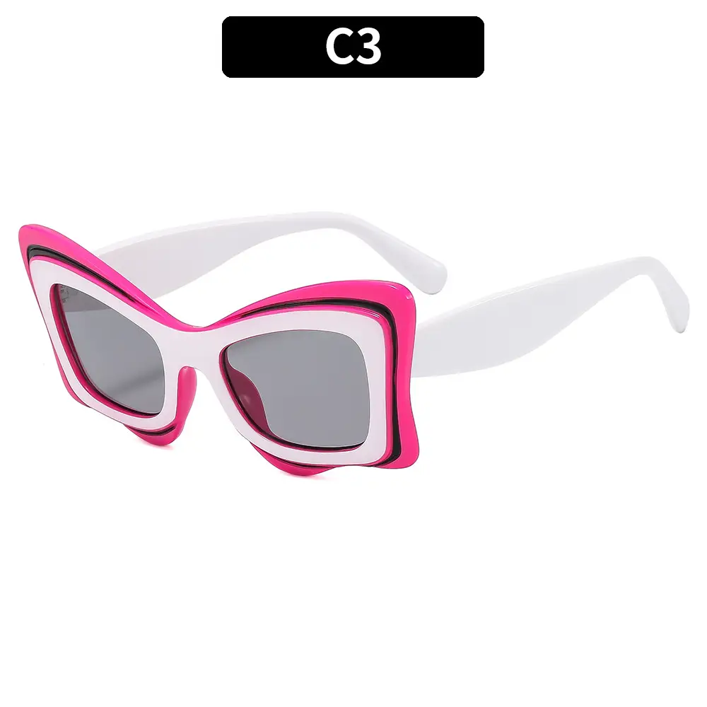New Fashion Large Frame Sunglasses with UV400 Protection - Image 2