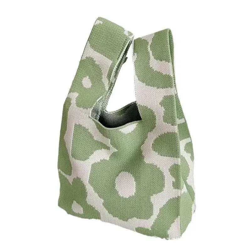 Red Floral Knitted Handbag for Women — feature 23