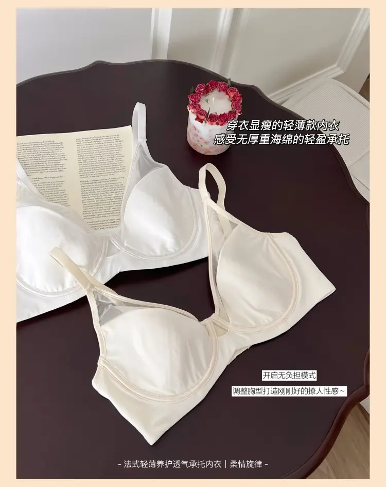 Traceless Underwear Women Large Chest Small Gather-up — feature 3