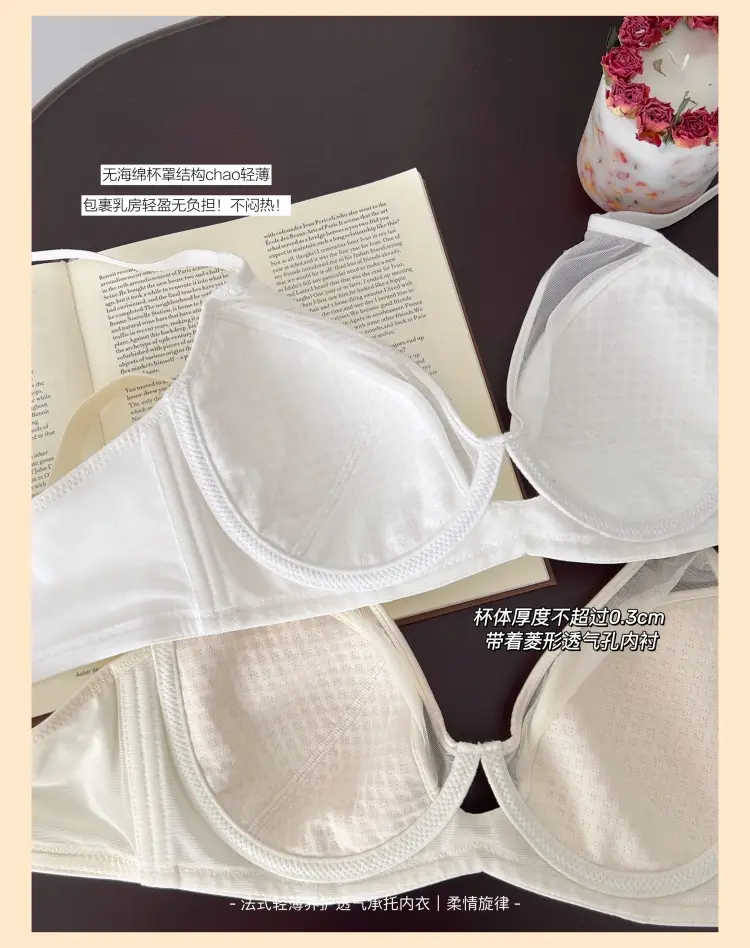 Traceless Underwear Women Large Chest Small Gather-up — feature 4