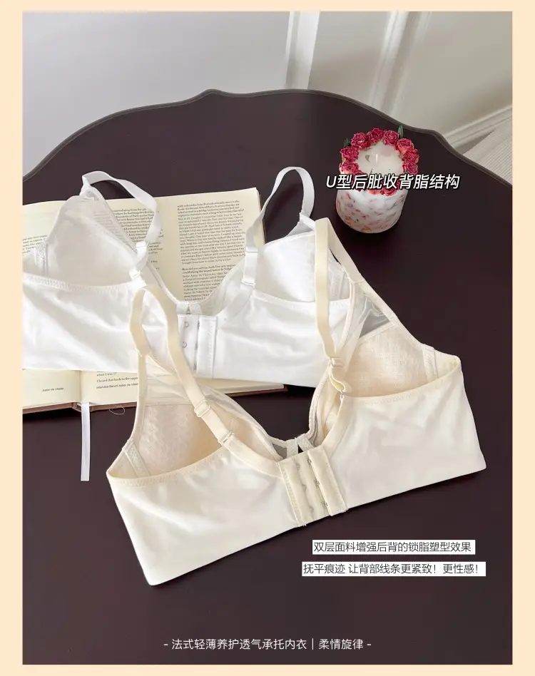 Traceless Underwear Women Large Chest Small Gather-up — feature 7