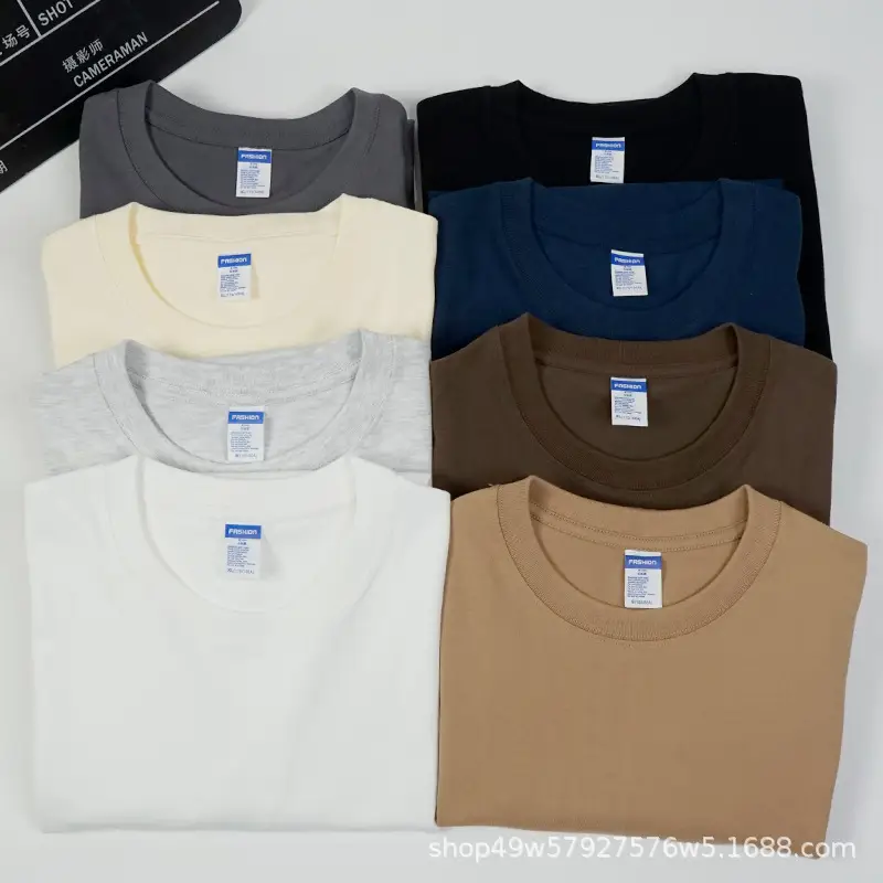 Men's Grey Long Sleeve T-Shirt 260g - Image 10