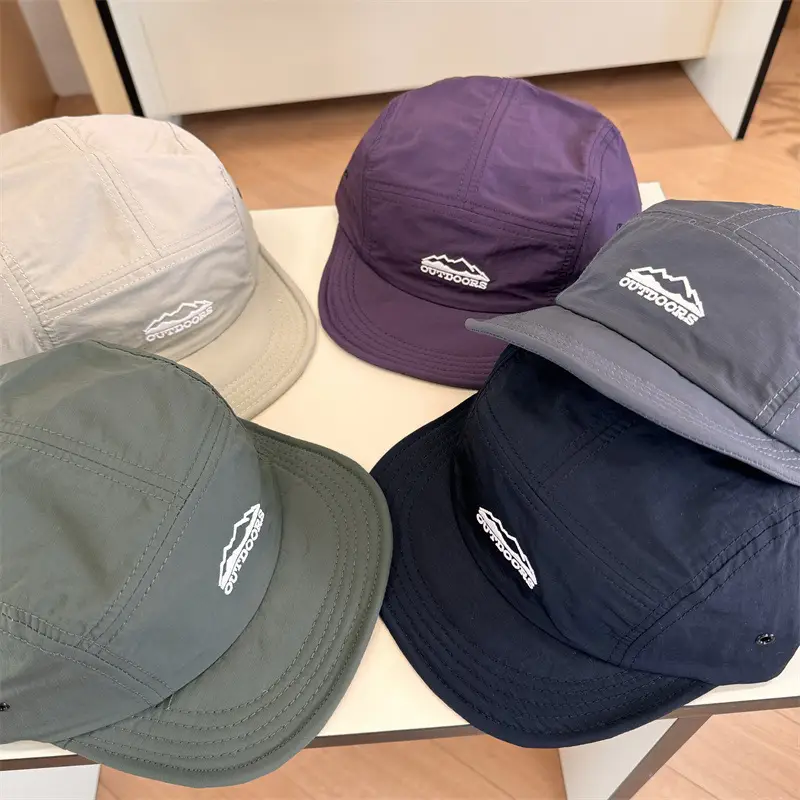 5-Piece Baseball Cap Set for Men Women Black Green