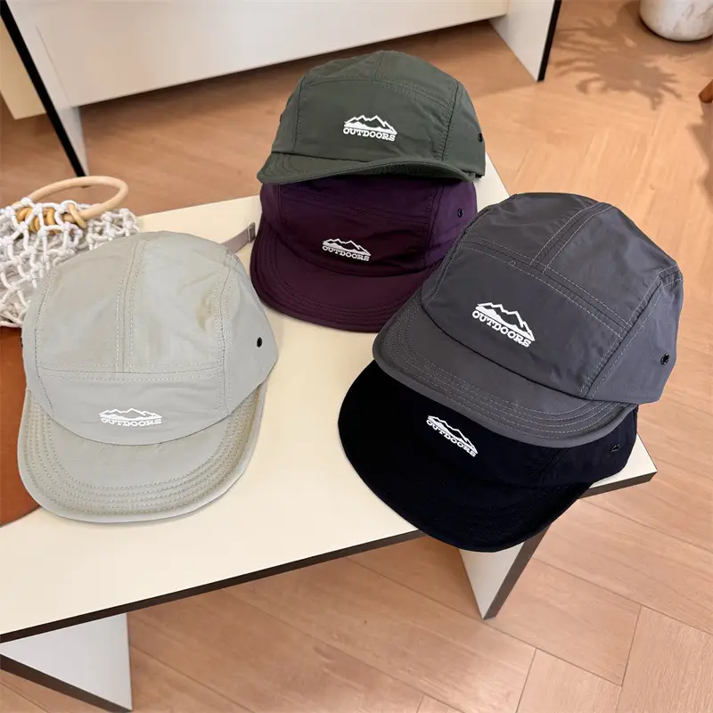 5-Piece Baseball Cap Set for Men Women Black Green