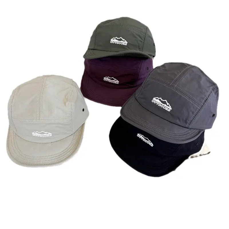 5-Piece Baseball Cap Set for Men Women Black Green