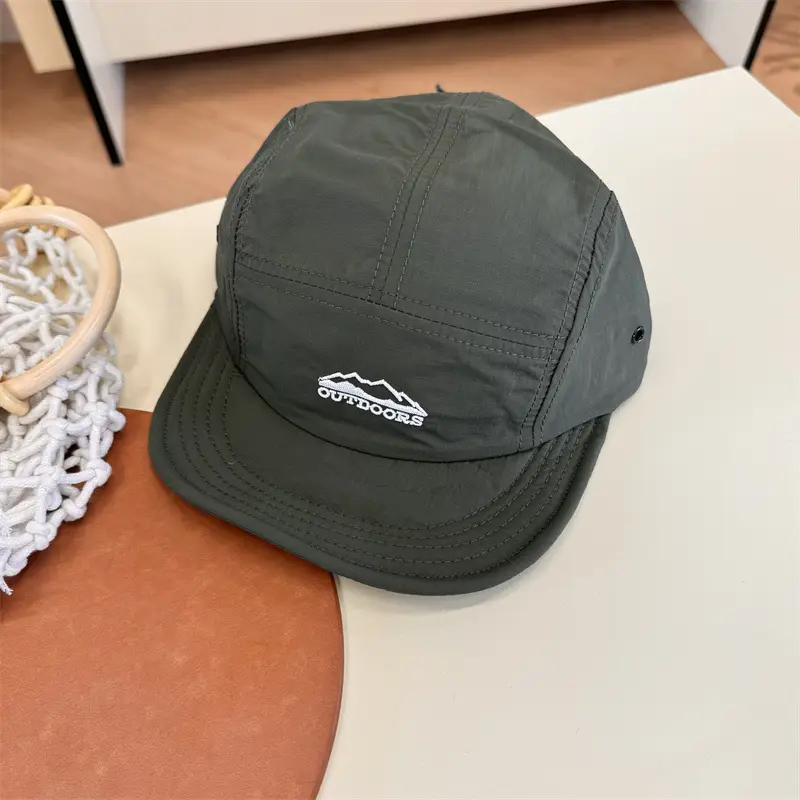 5-Piece Baseball Cap Set for Men Women Black Green