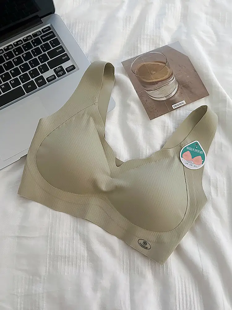 Black No-Rim Anti-Gravity Pull-Up Vest Bra Women — feature 14