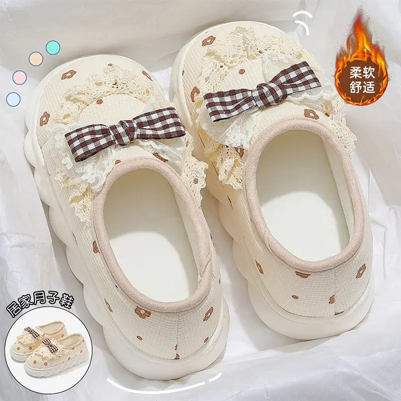 Thin Postpartum Shoes for Summer, Non-Slip Soft-Soled Breathable Cotton Slippers for Pregnant and Postpartum Women, Closed-Back Slippers for Women, Wholesale - Image 13