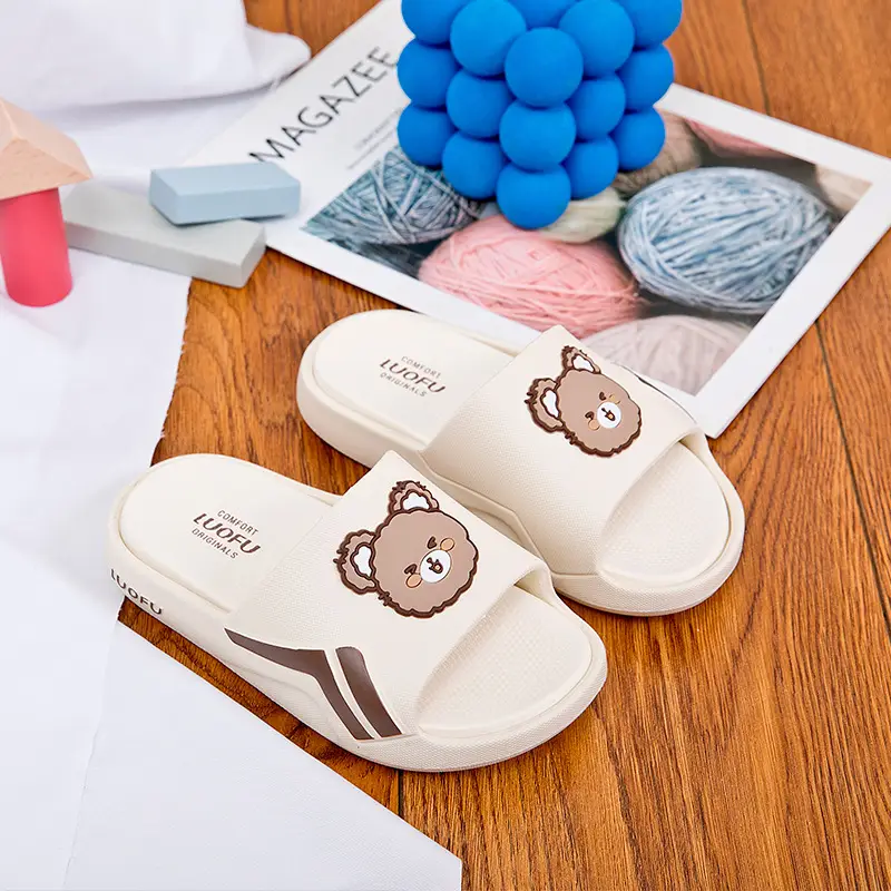 [Super Value Special Offer] Cartoon Children's Parent-Child Summer Non-Slip Soft-Soled Bathroom Home Wear Student Dormitory Slippers