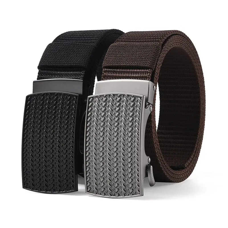 Black Tactical Belt with Automatic Buckle Nylon - Image 38