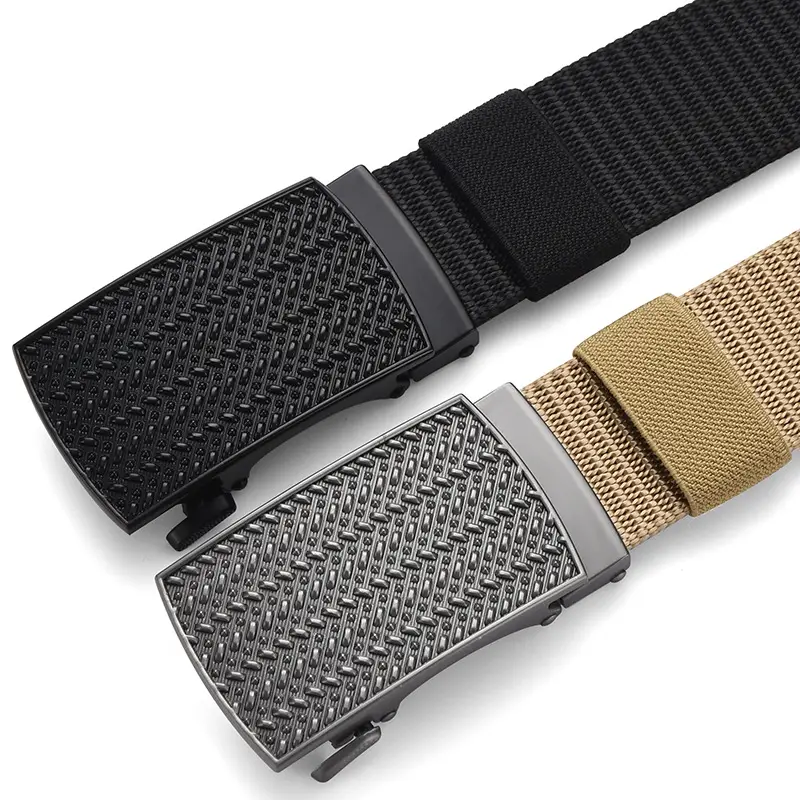 Black Tactical Belt with Automatic Buckle Nylon - Image 40