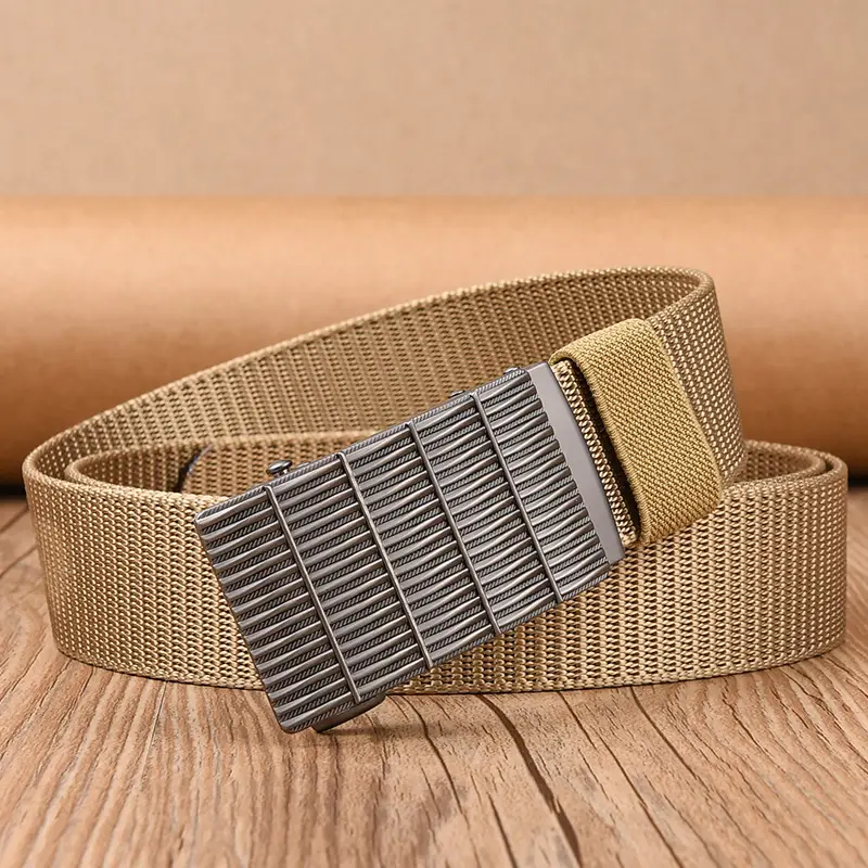 Black Tactical Belt with Automatic Buckle Nylon — feature 11