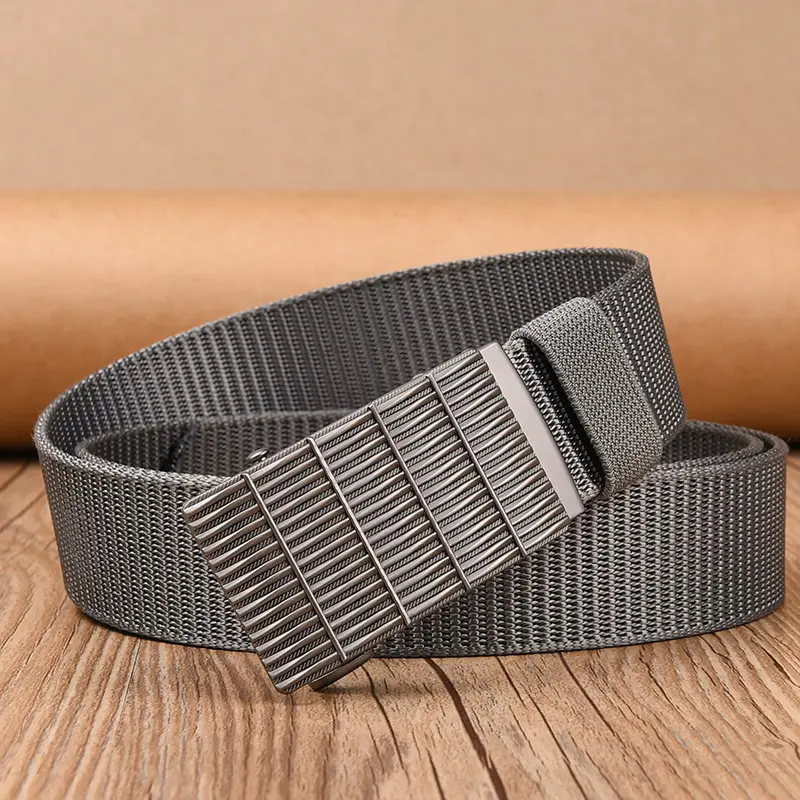 Black Tactical Belt with Automatic Buckle Nylon — feature 12