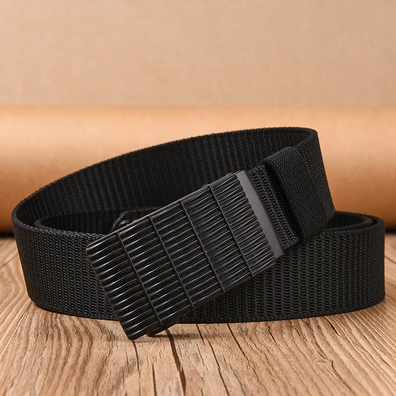 Black Tactical Belt with Automatic Buckle Nylon — feature 13