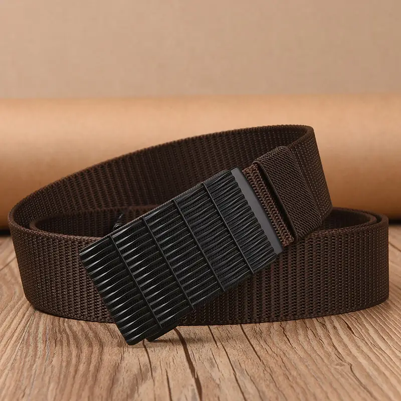 Black Tactical Belt with Automatic Buckle Nylon — feature 14