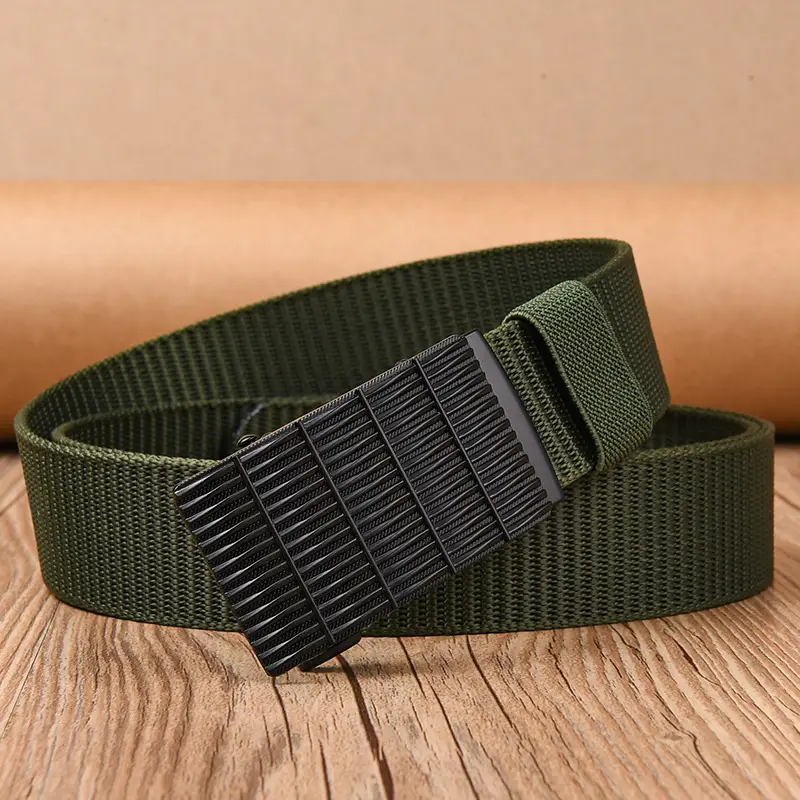 Black Tactical Belt with Automatic Buckle Nylon — feature 15