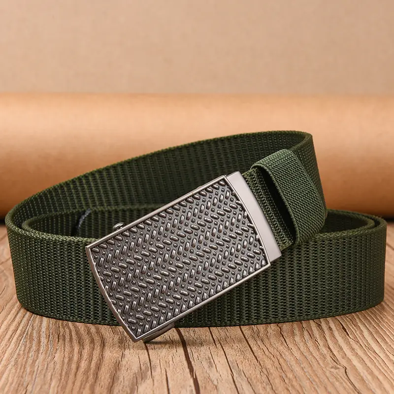 Black Tactical Belt with Automatic Buckle Nylon — feature 21