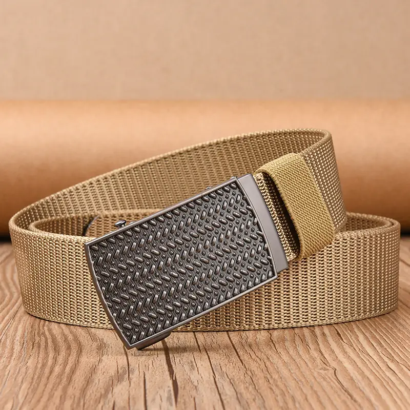 Black Tactical Belt with Automatic Buckle Nylon — feature 23