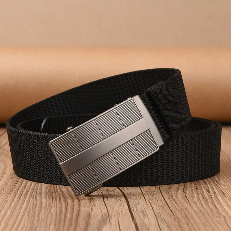 Black Tactical Belt with Automatic Buckle Nylon — feature 31