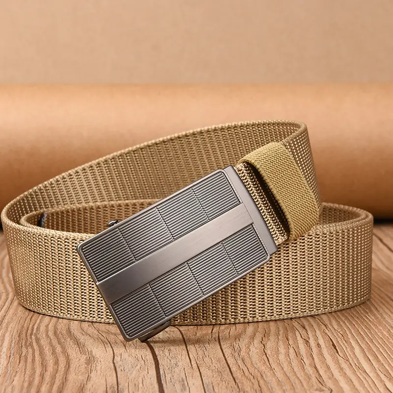 Black Tactical Belt with Automatic Buckle Nylon — feature 35