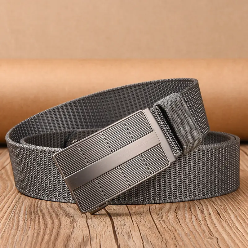 Black Tactical Belt with Automatic Buckle Nylon — feature 36