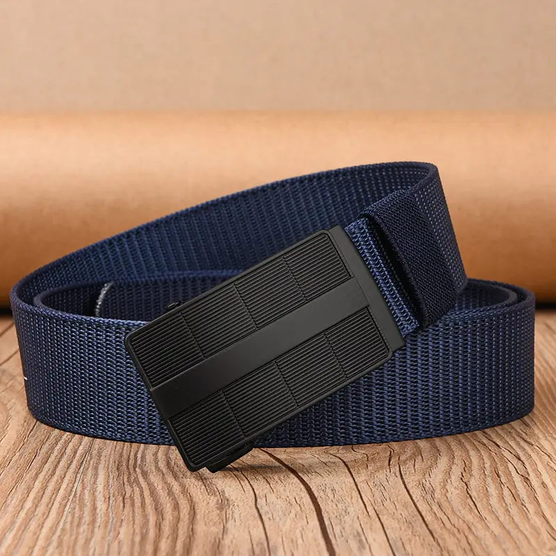 Black Tactical Belt with Automatic Buckle Nylon — feature 40