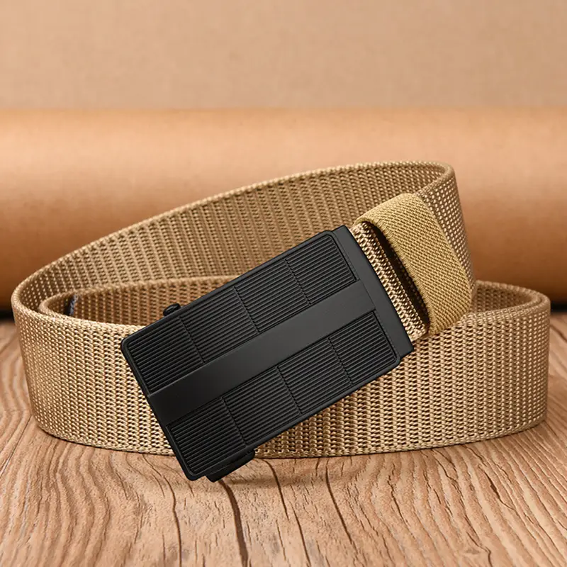 Black Tactical Belt with Automatic Buckle Nylon — feature 41