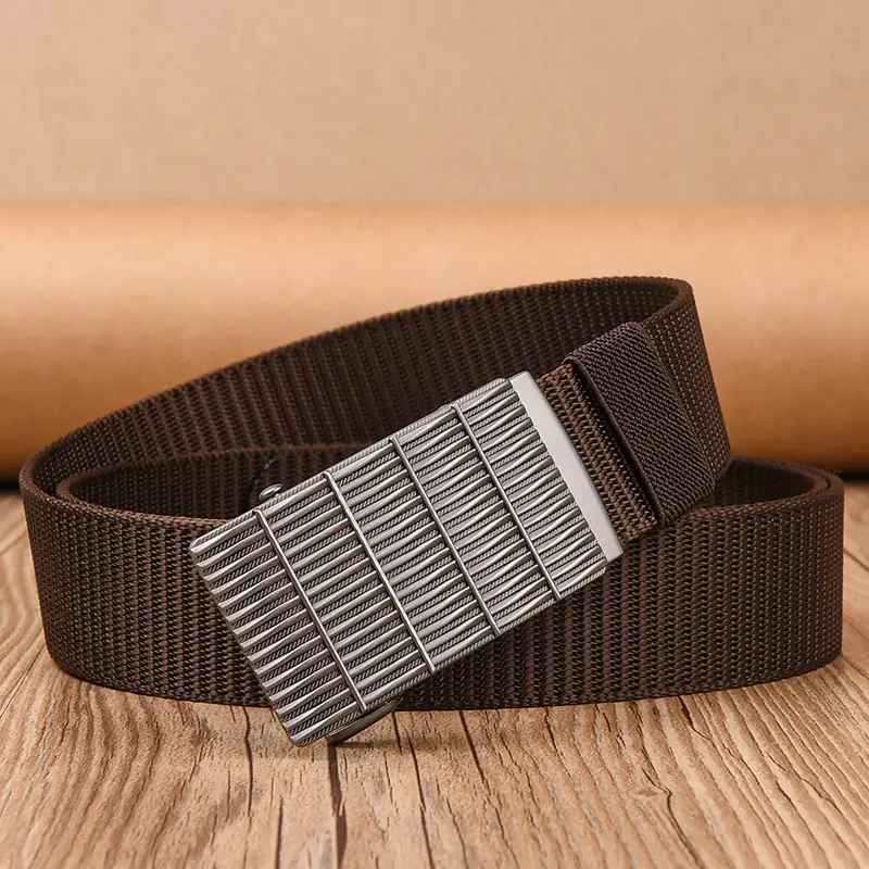 Black Tactical Belt with Automatic Buckle Nylon — feature 8