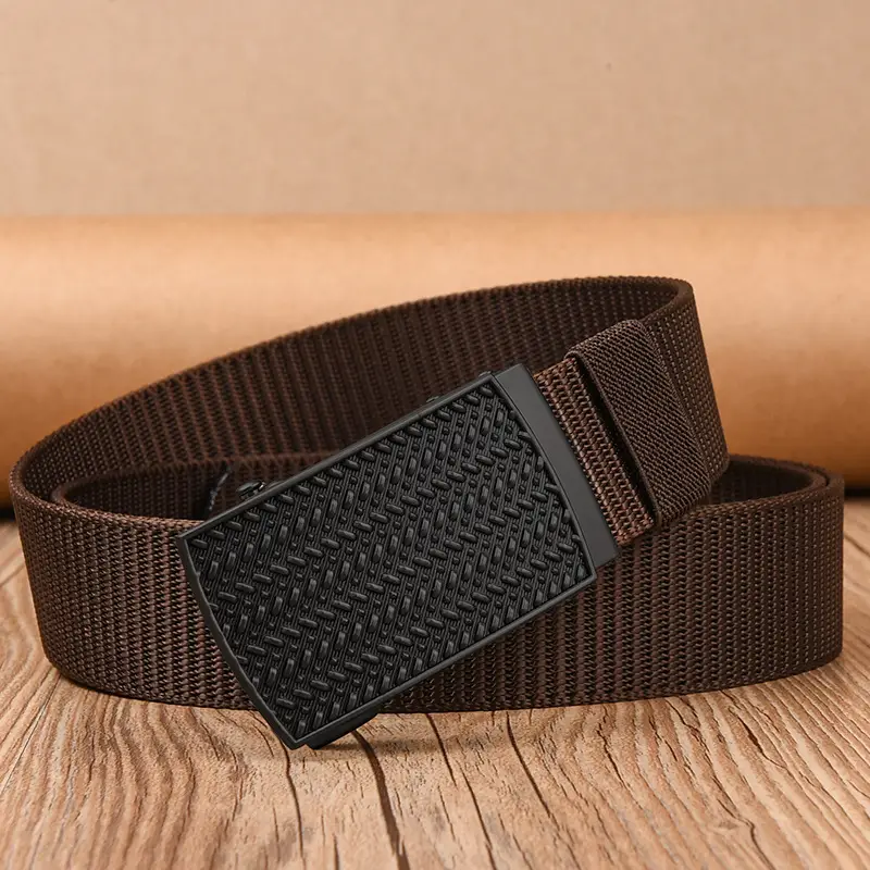 Black Tactical Belt with Automatic Buckle Nylon - Image 20