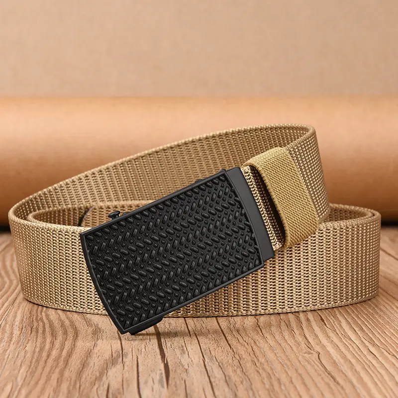 Black Tactical Belt with Automatic Buckle Nylon - Image 23