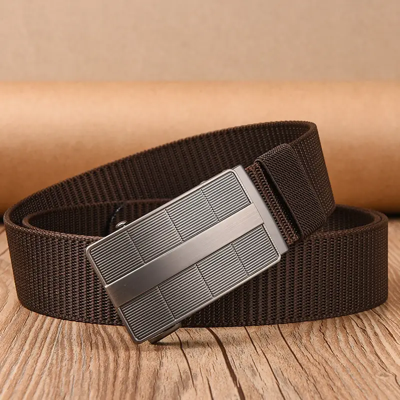 Black Tactical Belt with Automatic Buckle Nylon - Image 26