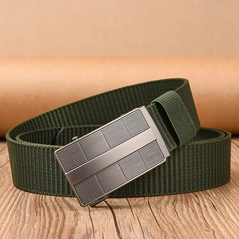 Black Tactical Belt with Automatic Buckle Nylon - Image 27